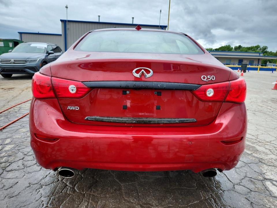 2014 Infiniti Q50 მანქანა იყიდება აუქციონზე, vin: JN1BV7AR7EM698514, აუქციონის ნომერი: 57907336