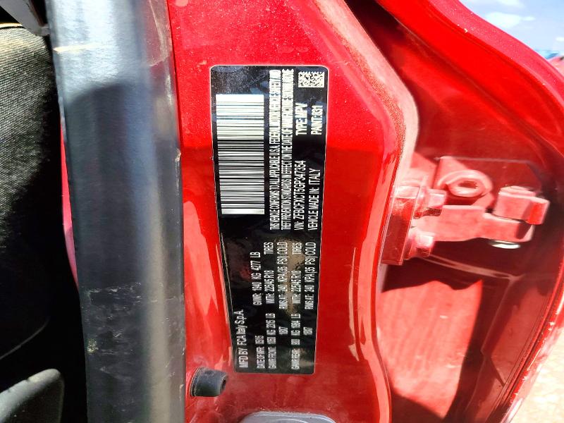 56950296 :رقم المزاد ، ZFBCFXCT5GP347354 vin ، 2016 Fiat 500x مزاد بيع
