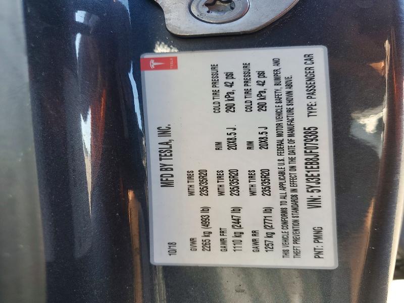 Aukcja sprzedaży 2018 Tesla Model 3, vin: 5YJ3E1EB8JF079385, numer aukcji: 57176176