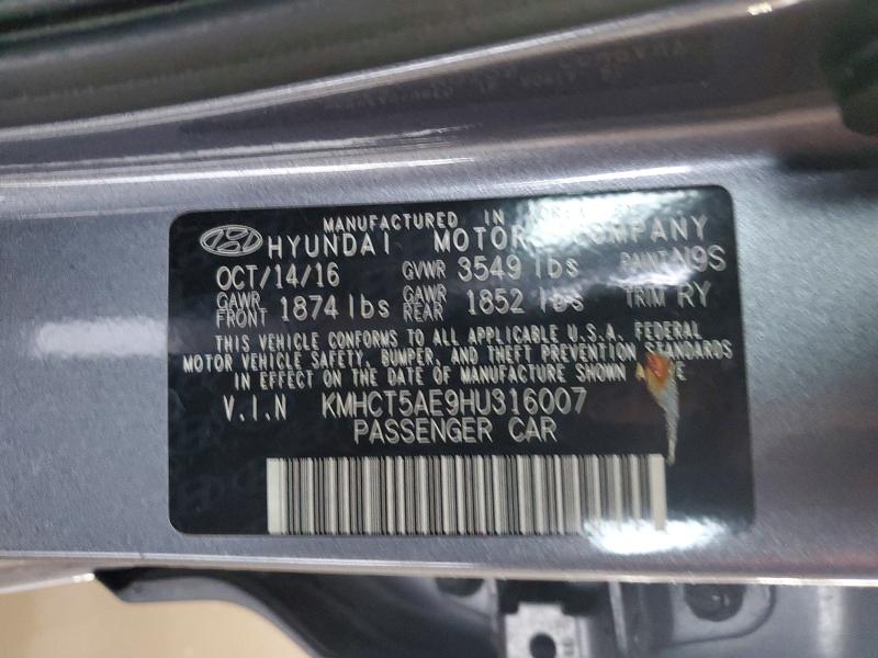 Продажа на аукционе авто 2017 Hyundai Accent, vin: KMHCT5AE9HU316007, номер лота: 54777186