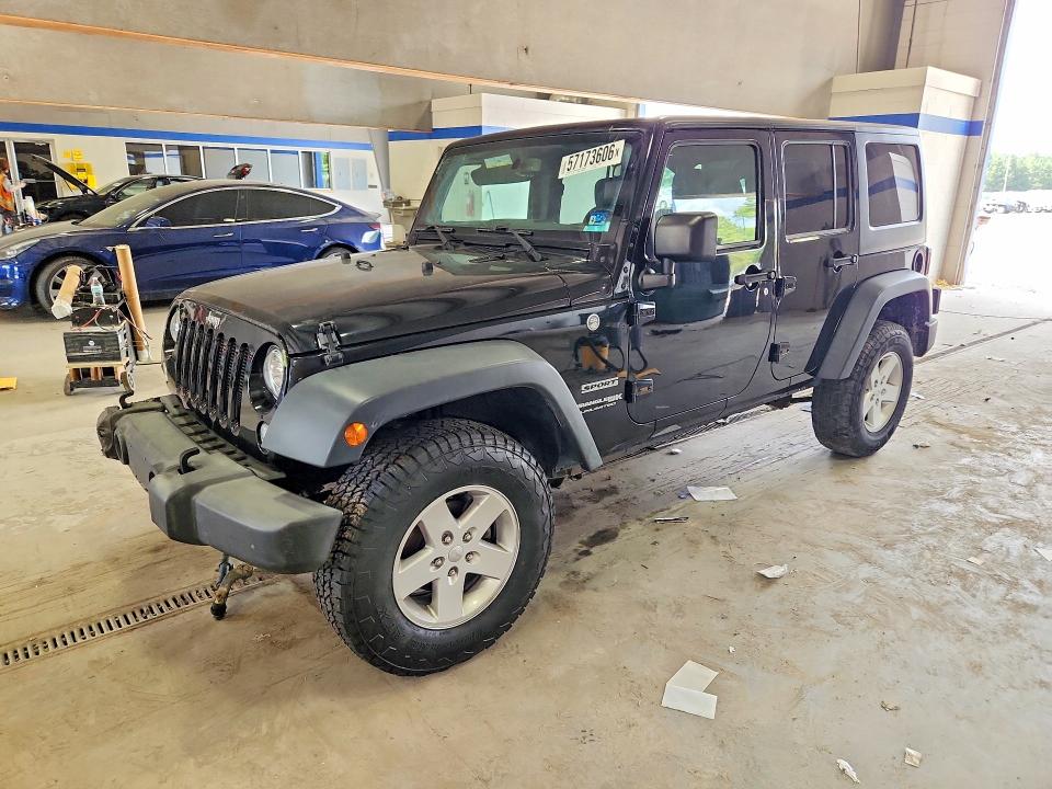 57173606 :رقم المزاد ، 1C4HJWDGXJL837588 vin ، 2018 Jeep Wrangler Unlimited مزاد بيع