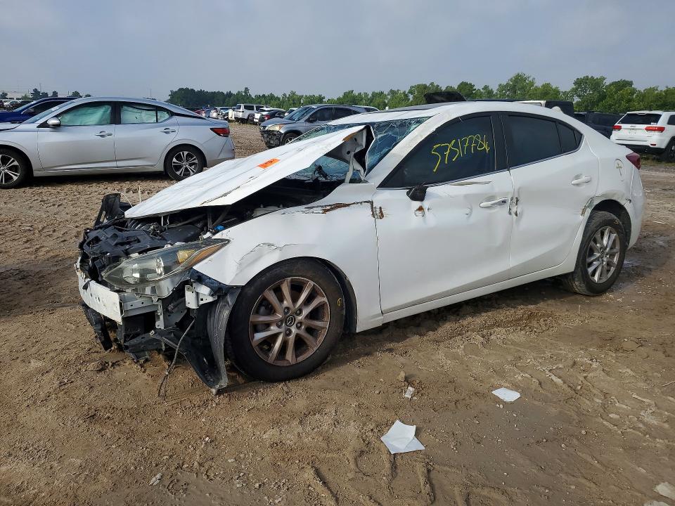 57517786 :رقم المزاد ، 3MZBM1W70FM234553 vin ، 2015 Mazda 3 مزاد بيع