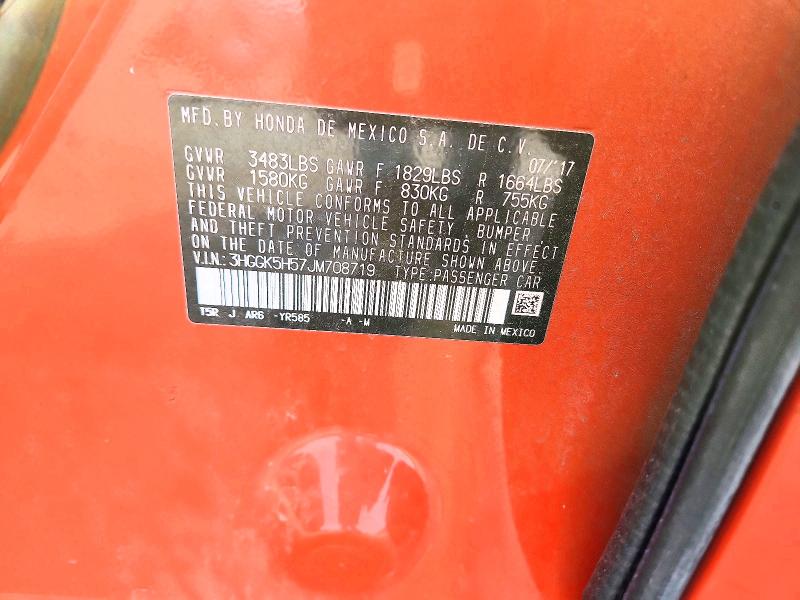Продажа на аукционе авто 2018 Honda Fit, vin: 3HGGK5H57JM708719, номер лота: 56125486