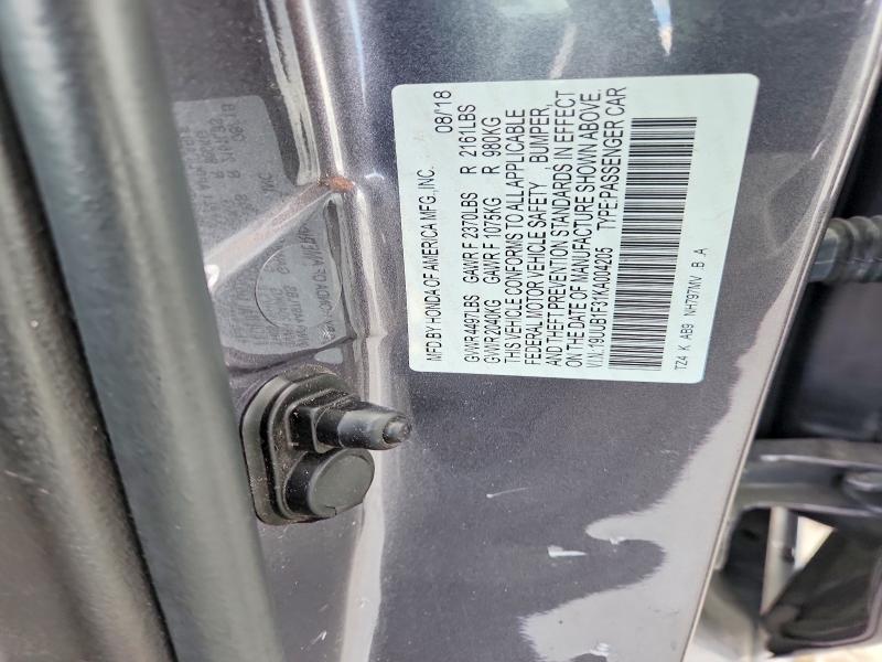 Aukcja sprzedaży 2019 Acura Tlx, vin: 19UUB1F31KA004205, numer aukcji: 55436796