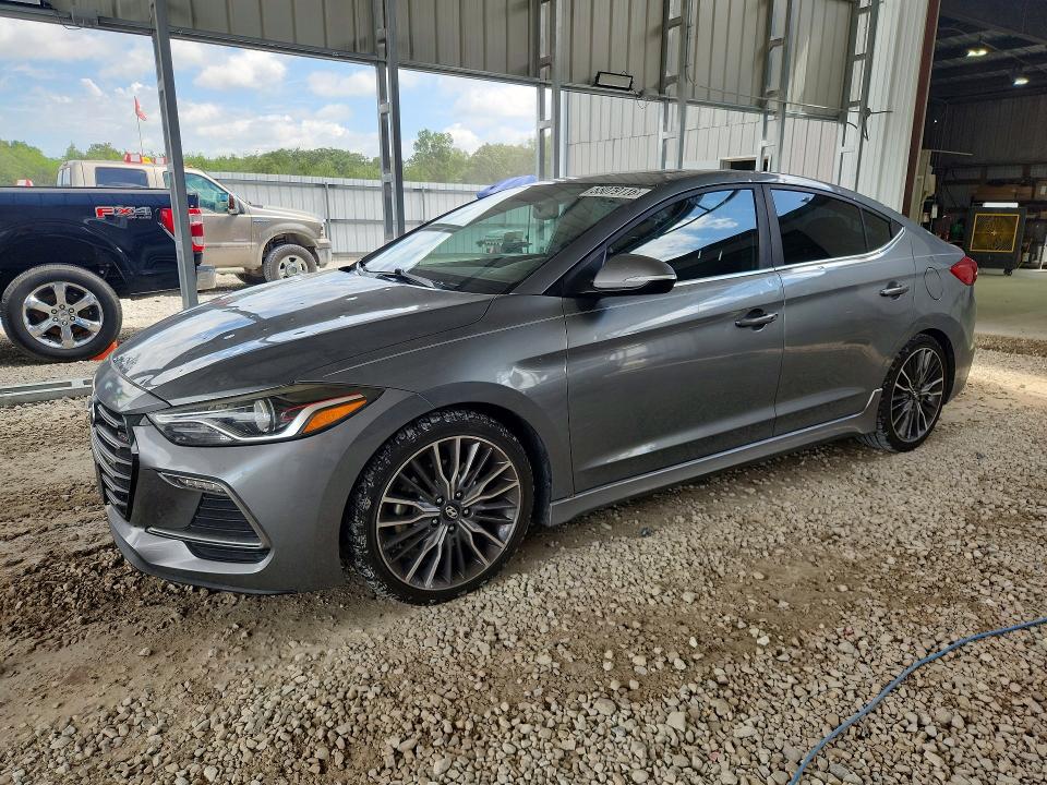 2017 Hyundai Elantra მანქანა იყიდება აუქციონზე, vin: KMHD04LBXHU353948, აუქციონის ნომერი: 55079116