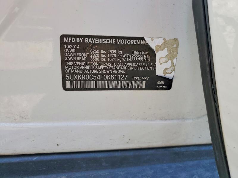 Продаж на аукціоні авто 2015 Bmw X5, vin: 5UXKR0C54F0K61127, номер лоту: 85624975