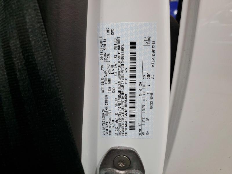 Продаж на аукціоні авто 2025 Ford Escape, vin: 1FMCU9GN1SUB58359, номер лоту: 54993346