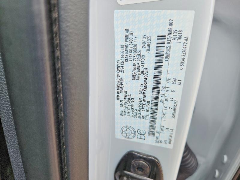 Продажа на аукционе авто 2021 Ford F150, vin: 1FTEW1EPXMKE49759, номер лота: 59104716
