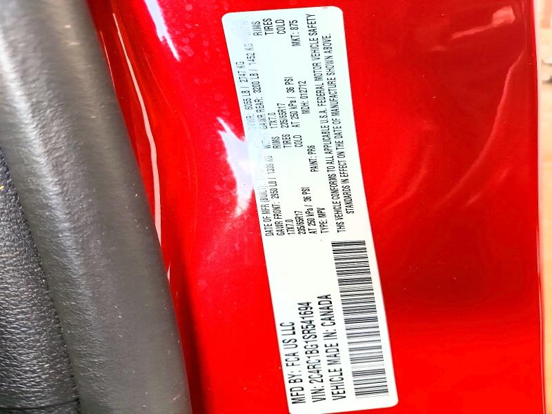 2025 Chrysler Pacifica მანქანა იყიდება აუქციონზე, vin: 2C4RC1BG1SR541694, აუქციონის ნომერი: 58830656