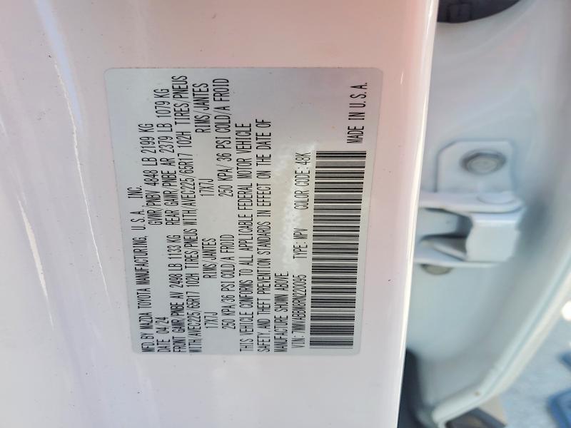 Aukcja sprzedaży 2024 Mazda Cx-50, vin: 7MMVABBM8RN220095, numer aukcji: 85994355