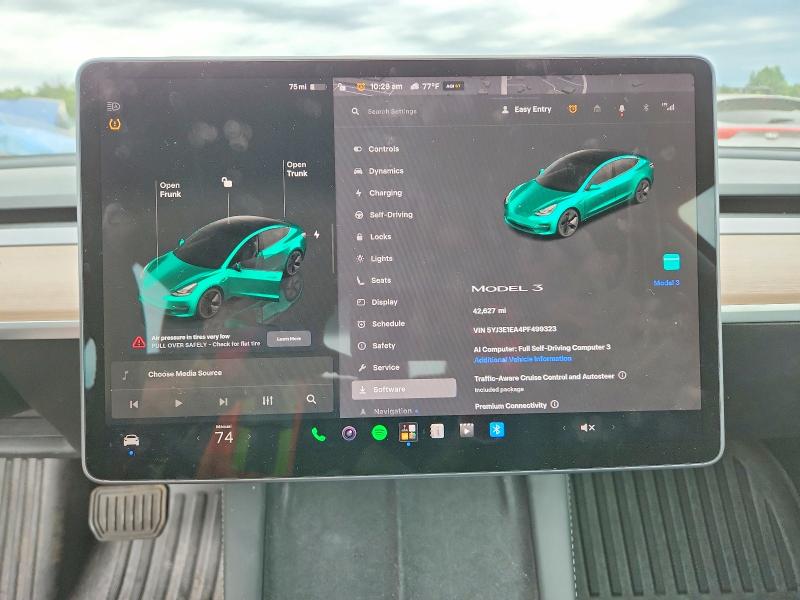Продажа на аукционе авто 2023 Tesla Model 3, vin: 5YJ3E1EA4PF499323, номер лота: 57866376