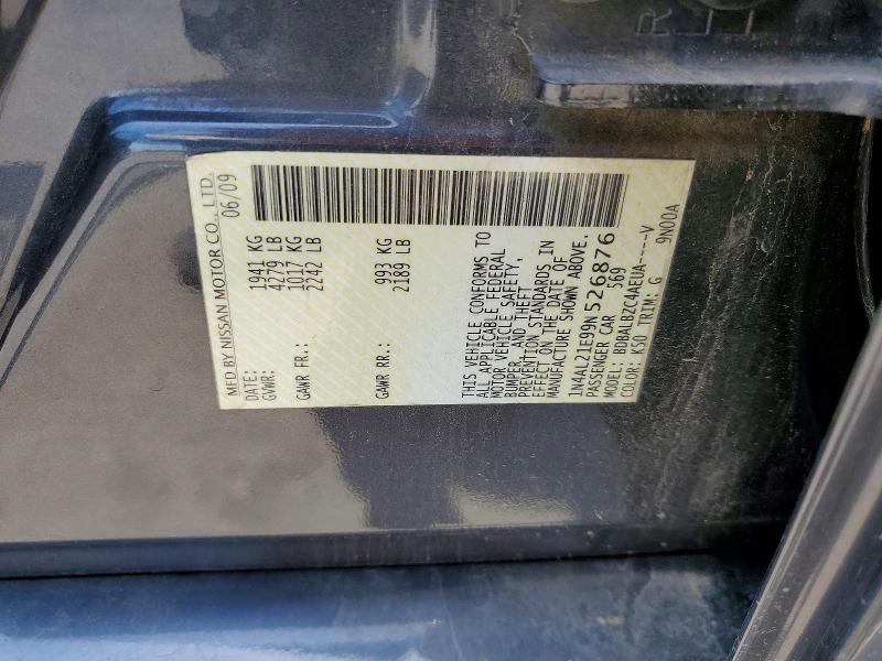 Продаж на аукціоні авто 2009 Nissan Altima, vin: 1N4AL21E99N526876, номер лоту: 57688026