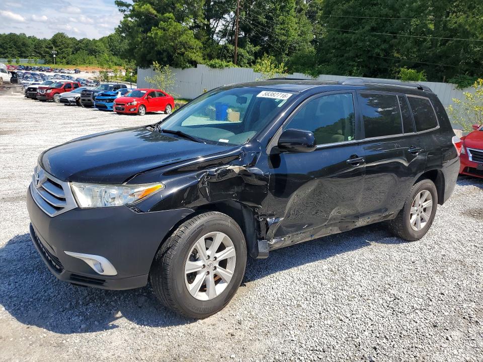 2013 Toyota Highlander მანქანა იყიდება აუქციონზე, vin: 5TDZK3EH4DS106973, აუქციონის ნომერი: 58382716