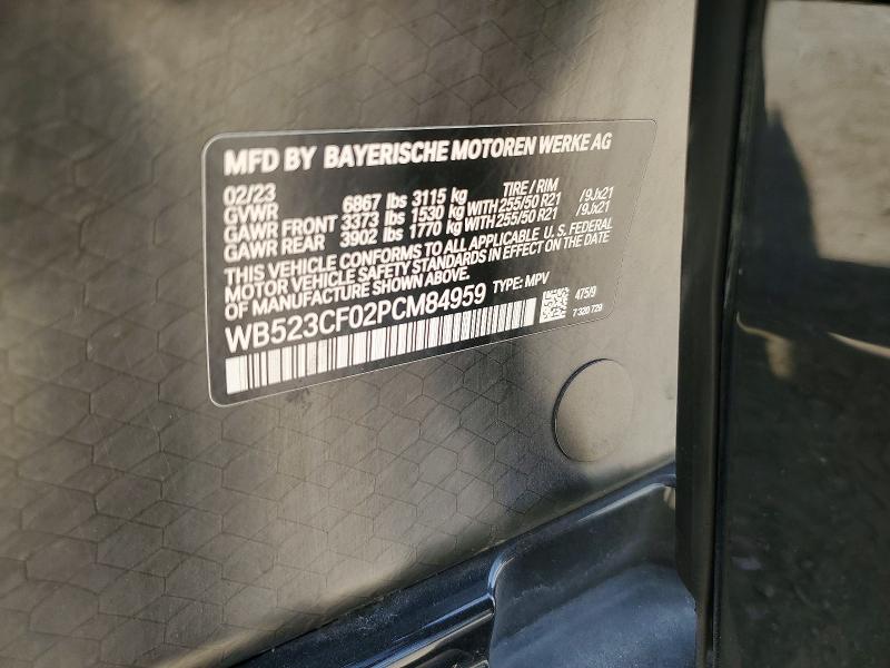 Продажа на аукционе авто 2023 Bmw Ix, vin: WB523CF02PCM84959, номер лота: 55605776