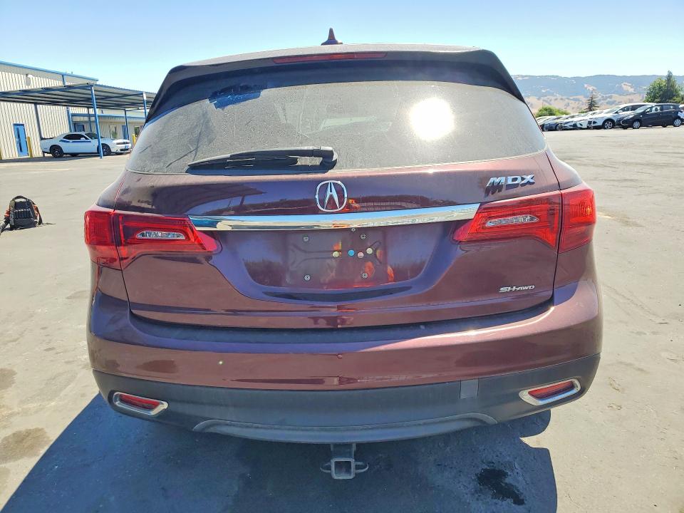 2015 Acura Mdx მანქანა იყიდება აუქციონზე, vin: 5FRYD4H46FB027671, აუქციონის ნომერი: 58088816