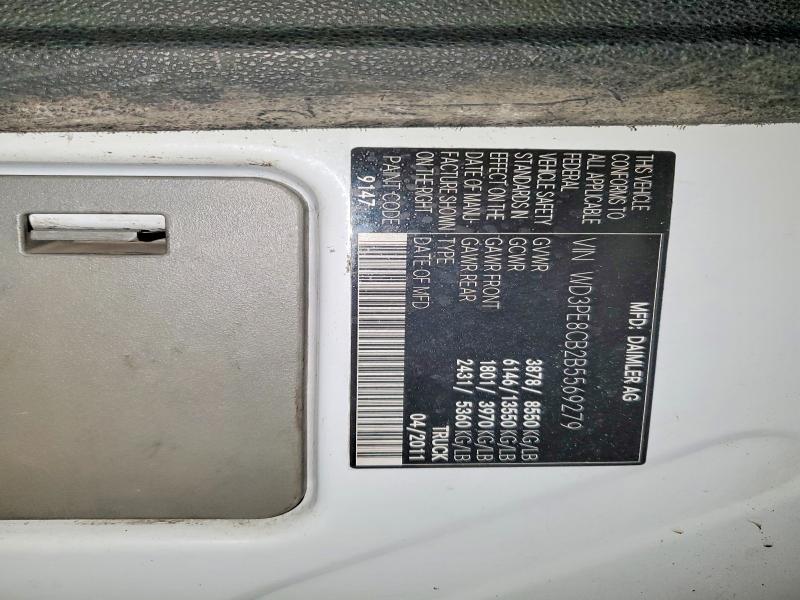 2011 Mercedes Benz Sprinter მანქანა იყიდება აუქციონზე, vin: WD3PE8CB2B5569279, აუქციონის ნომერი: 56307376