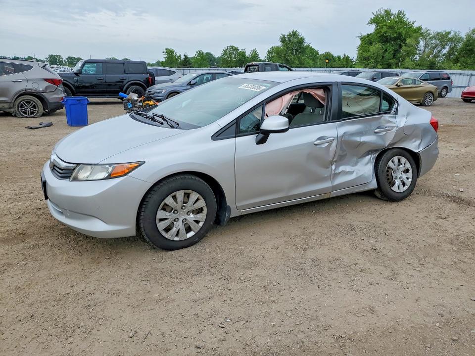 2012 Honda Civic მანქანა იყიდება აუქციონზე, vin: 2HGFB2F49CH060449, აუქციონის ნომერი: 55233036