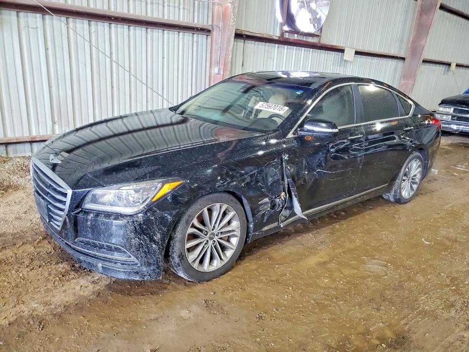 2015 Hyundai Genesis მანქანა იყიდება აუქციონზე, vin: KMHGN4JE9FU091347, აუქციონის ნომერი: 57597016