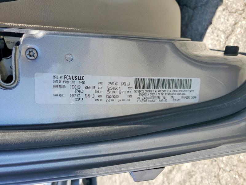 Aukcja sprzedaży 2016 Dodge Grand Caravan, vin: 2C4RDGCG8GR361358, numer aukcji: 56341716