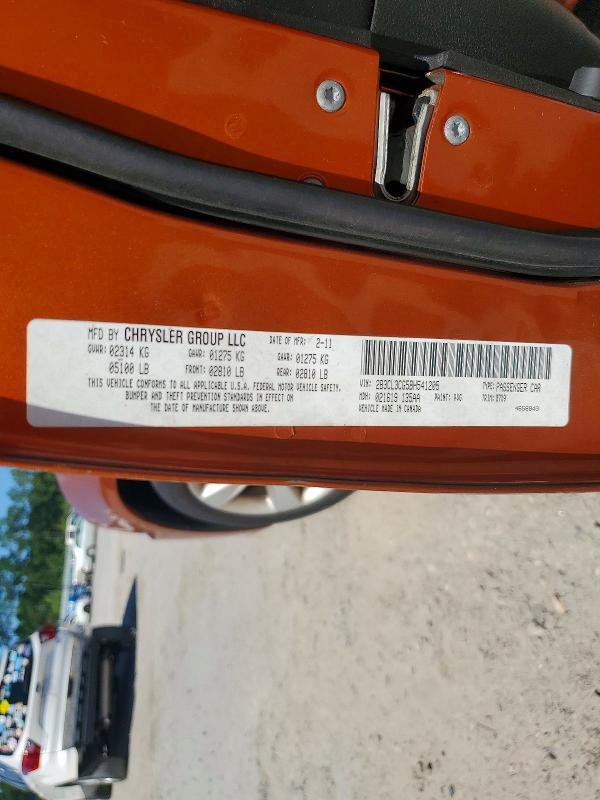 57359336 :رقم المزاد ، 2B3CL3CG5BH541205 vin ، 2011 Dodge Charger مزاد بيع