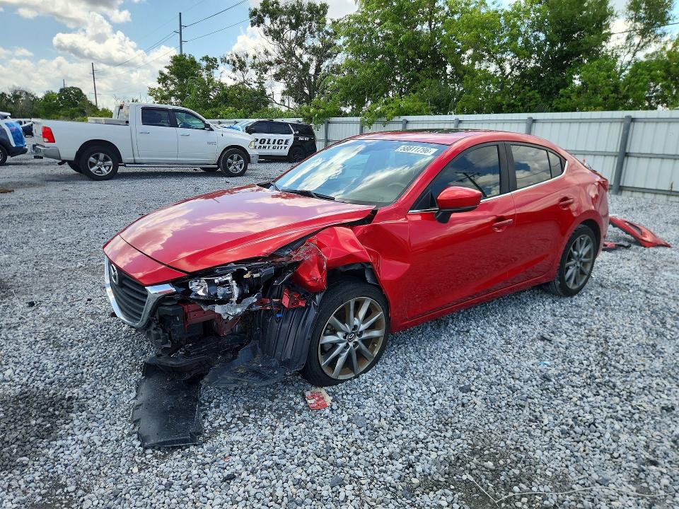 2018 Mazda 3 მანქანა იყიდება აუქციონზე, vin: 3MZBN1V30JM252720, აუქციონის ნომერი: 58811796