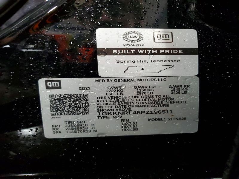 Aukcja sprzedaży 2023 Gmc Acadia, vin: 1GKKNRL45PZ196511, numer aukcji: 56689426