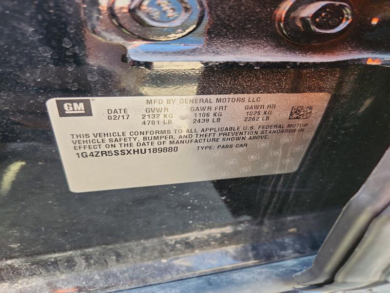 Продажа на аукционе авто 2017 Buick Lacrosse, vin: 1G4ZR5SSXHU189880, номер лота: 55592576