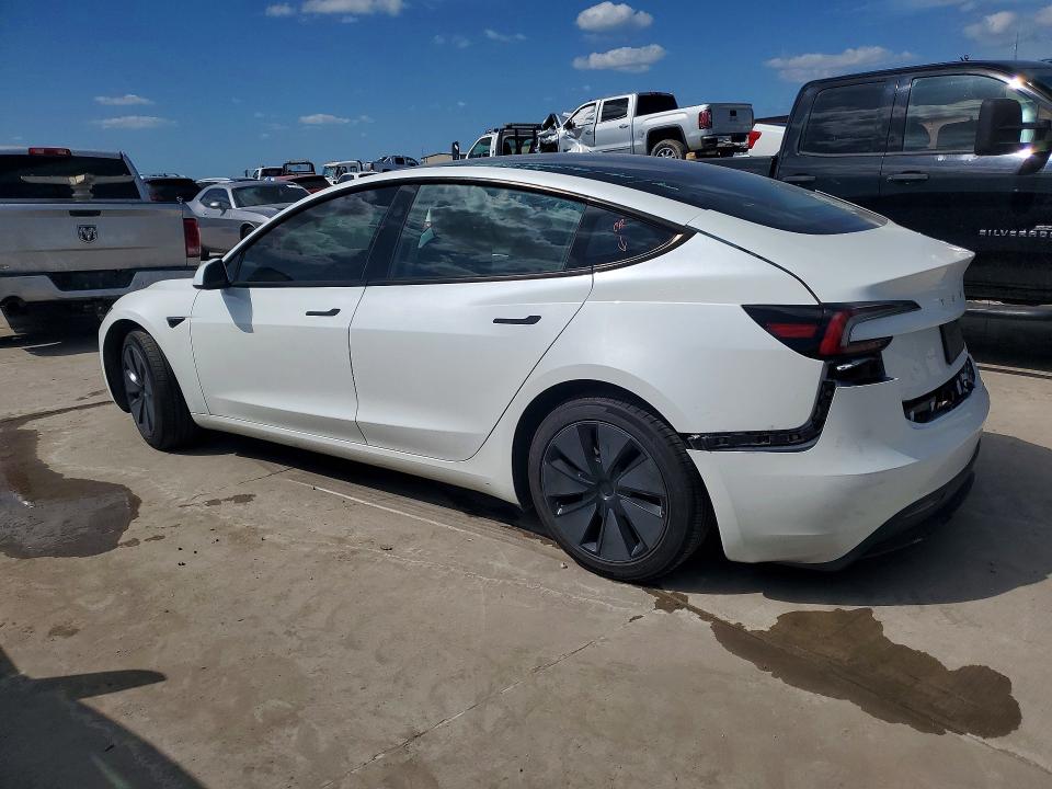 2025 Tesla Model 3 მანქანა იყიდება აუქციონზე, vin: 5YJ3E1EA3SF035643, აუქციონის ნომერი: 58119436