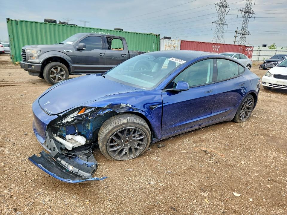 56339746 :رقم المزاد ، 5YJ3E1EB4RF755066 vin ، 2024 Tesla Model 3 مزاد بيع