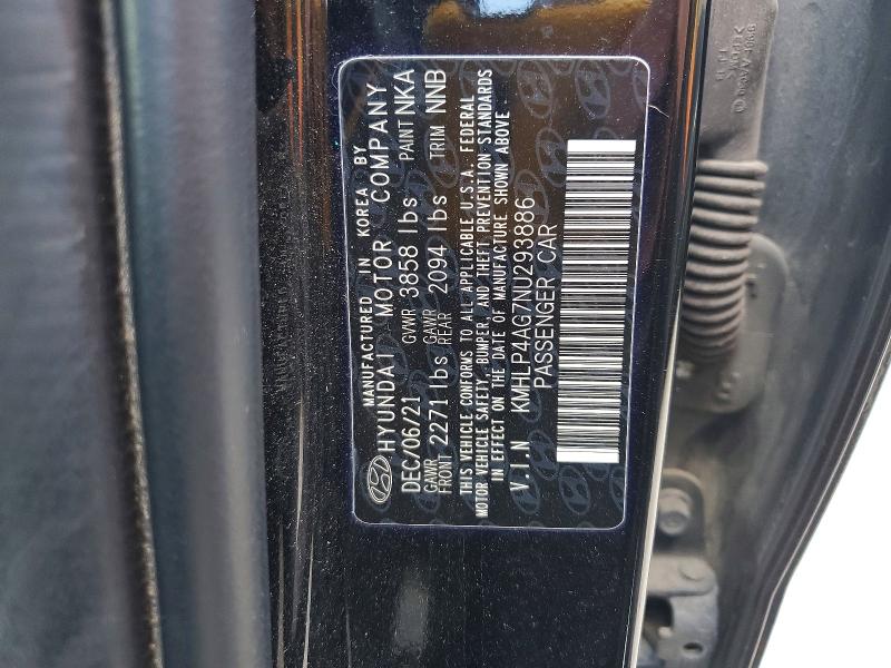 Продаж на аукціоні авто 2022 Hyundai Elantra, vin: KMHLP4AG7NU293886, номер лоту: 57691666
