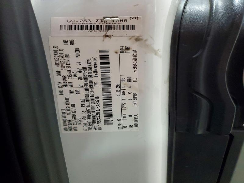 2018 Ford Transit მანქანა იყიდება აუქციონზე, vin: 1FBZX2ZM5JKA33218, აუქციონის ნომერი: 56938126