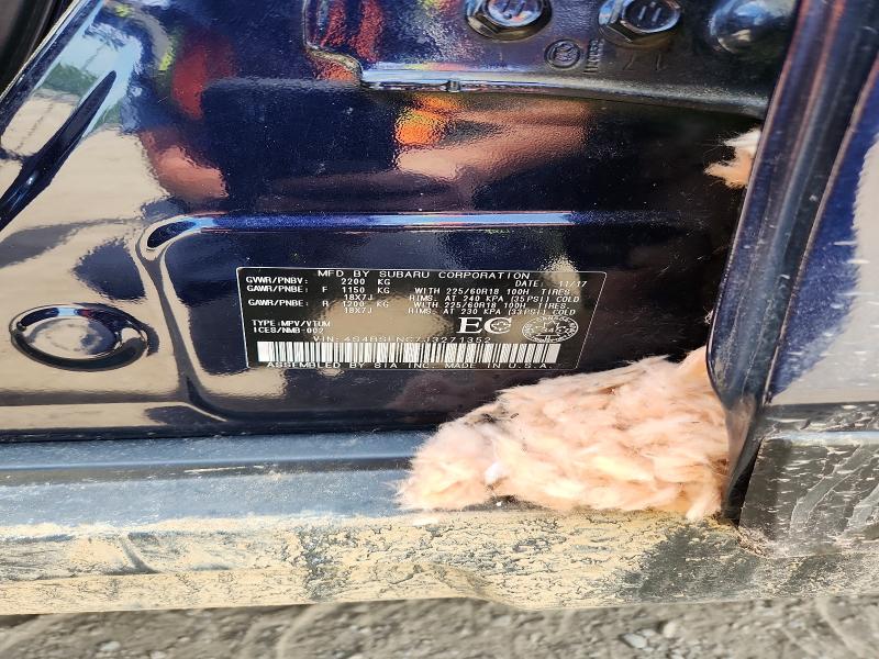 2018 Subaru Outback მანქანა იყიდება აუქციონზე, vin: 4S4BSFNC7J3271352, აუქციონის ნომერი: 55776746