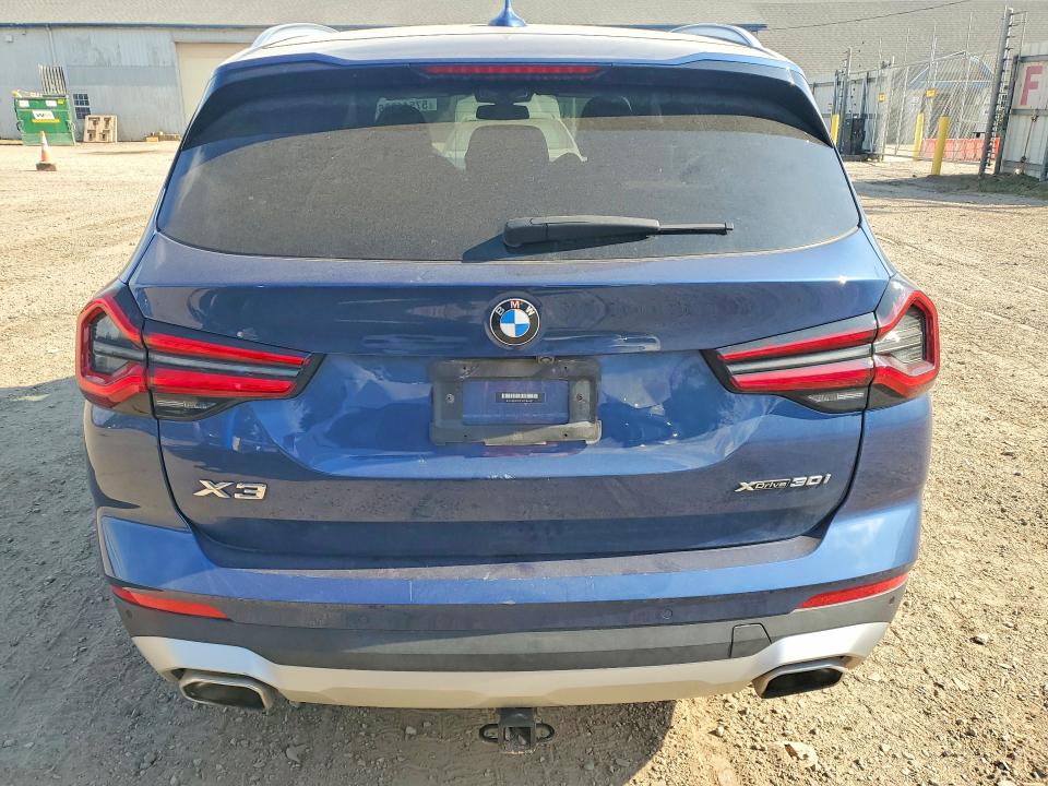 2022 Bmw X3 მანქანა იყიდება აუქციონზე, vin: 5UX53DP00N9K66629, აუქციონის ნომერი: 57541896