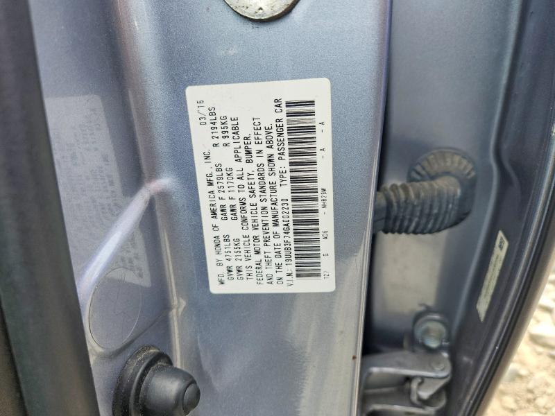 Продаж на аукціоні авто 2016 Acura Tlx, vin: 19UUB3F74GA002230, номер лоту: 58243586