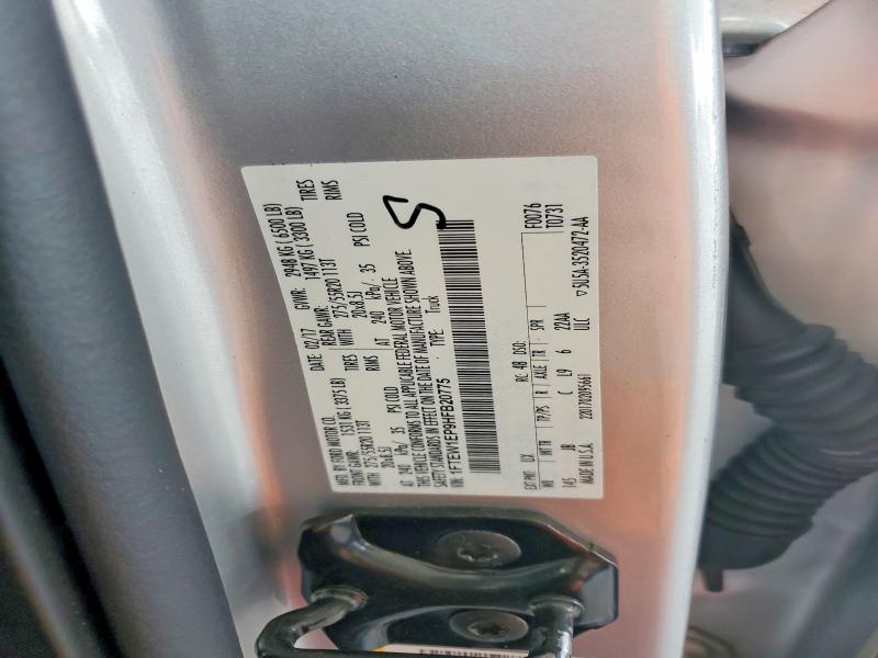 Продажа на аукционе авто 2017 Ford F150, vin: 1FTEW1EP9HFB20775, номер лота: 54872196