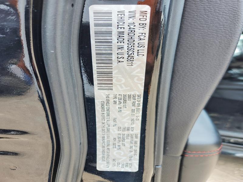 56532456 :رقم المزاد ، 1C4RDHDG5SC545811 vin ، 2025 Dodge Durango مزاد بيع