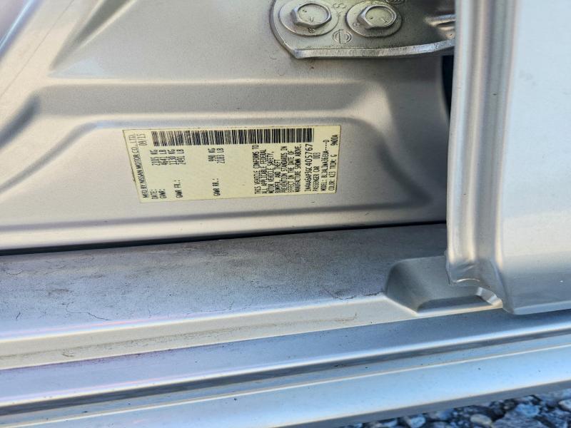 57865536 :رقم المزاد ، 1N4AA6AP3GC405767 vin ، 2016 Nissan Maxima مزاد بيع