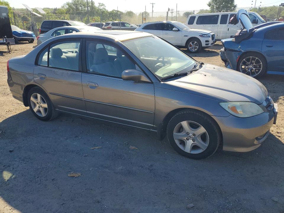 Продаж на аукціоні авто 2005 Honda Civic, vin: 2HGES26855H553840, номер лоту: 55822276