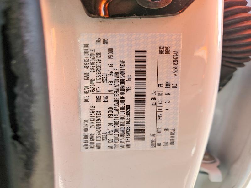 2020 Ford F250 მანქანა იყიდება აუქციონზე, vin: 1FT8W2BT0LEE69200, აუქციონის ნომერი: 58216086
