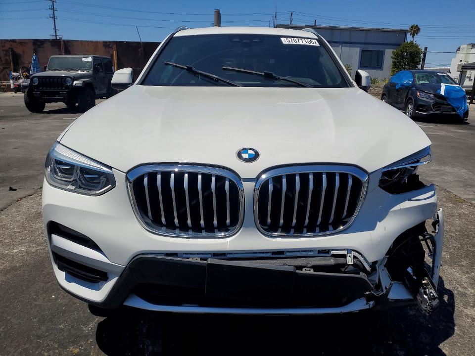2021 Bmw X3 მანქანა იყიდება აუქციონზე, vin: 5UXTY3C00M9F79951, აუქციონის ნომერი: 57077156