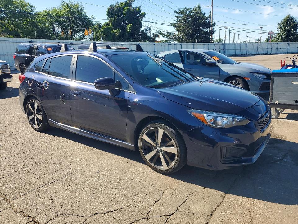 2019 Subaru Impreza მანქანა იყიდება აუქციონზე, vin: 4S3GTAM60K3737145, აუქციონის ნომერი: 58052956