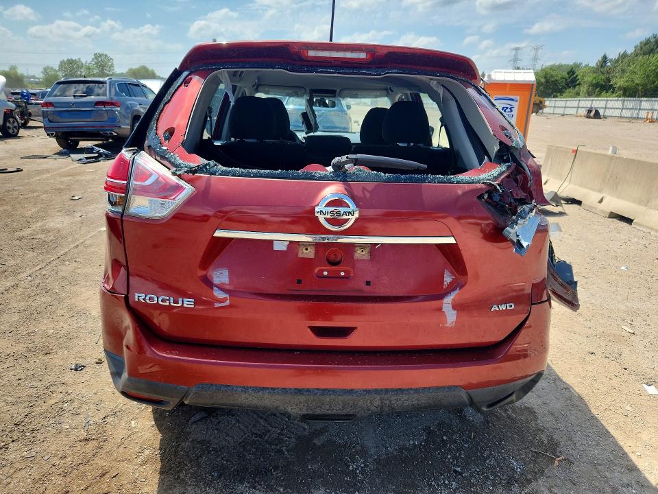 Продажа на аукционе авто 2016 Nissan Rogue, vin: KNMAT2MV9GP638360, номер лота: 58995696