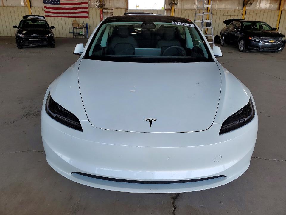 Aukcja sprzedaży 2025 Tesla Model 3, vin: 5YJ3E1EA5SF030735, numer aukcji: 57188246