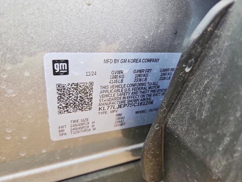 Aukcja sprzedaży 2025 Chevrolet Trax, vin: KL77LJEP7SC161266, numer aukcji: 56478306