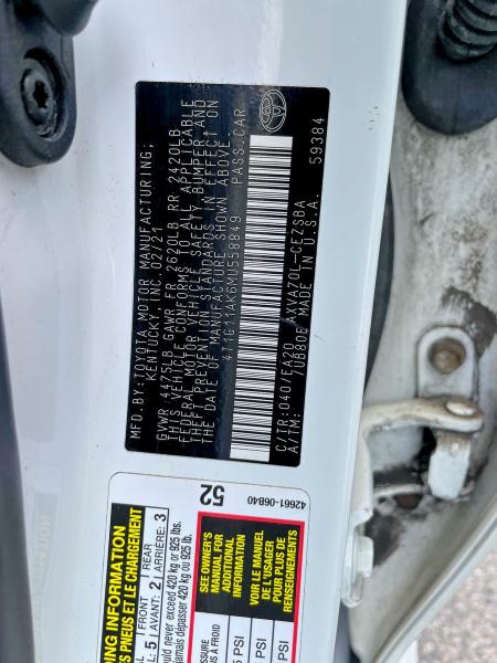 59005666 :رقم المزاد ، 4T1G11AK6MU5588 vin ، 2021 Toyota Camry مزاد بيع