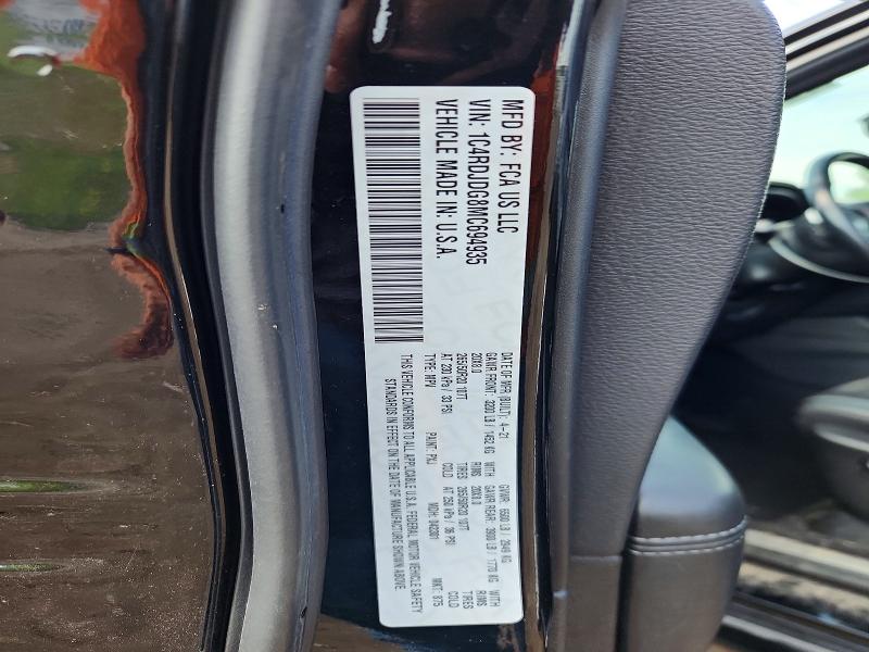 2021 Dodge Durango მანქანა იყიდება აუქციონზე, vin: 1C4RDJDG8MC694935, აუქციონის ნომერი: 56420546