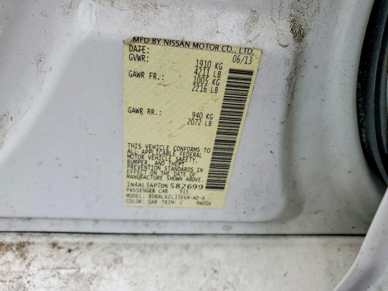 Продаж на аукціоні авто 2013 Nissan Altima, vin: 1N4AL3AP7DN582699, номер лоту: 58185846