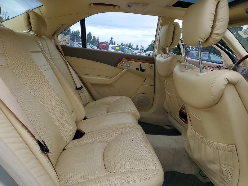 2002 Mercedes-benz S მანქანა იყიდება აუქციონზე, vin: WDBNG75J92A242888, აუქციონის ნომერი: 55633196