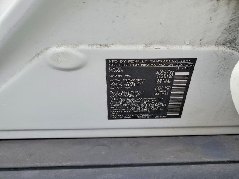Aukcja sprzedaży 2018 Nissan Rogue, vin: KNMAT2MV1JP525039, numer aukcji: 58734186
