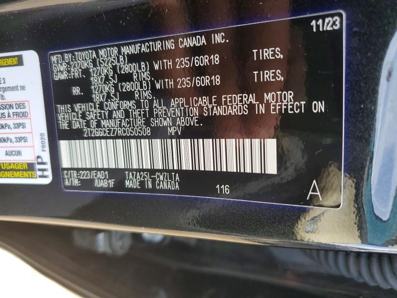 Aukcja sprzedaży 2024 Lexus Nx, vin: 2T2GGCEZ7RC050508, numer aukcji: 56479316
